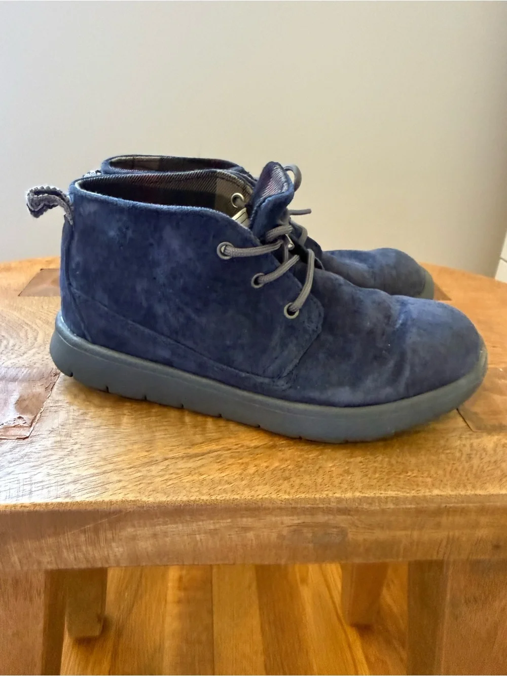 UGG Kid’s Blue Suede Boots